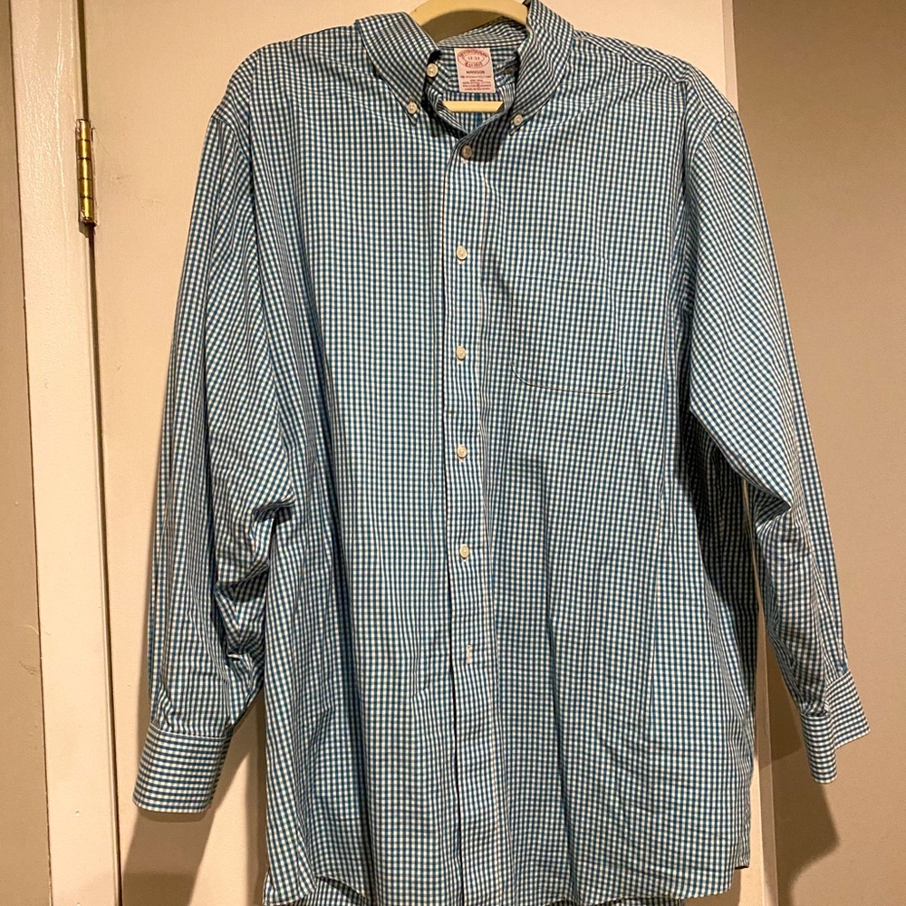 Brooks brother plaid shirt